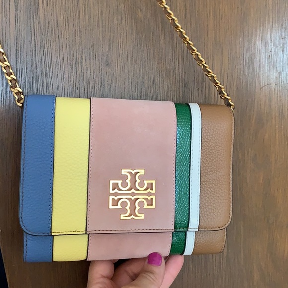 Tory Burch Bags | New Tory Burch Emerson Chain Wallet | Color: Brown | Size: Os | Adakwan's Closet